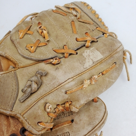 VTG 1663 T&C Baseball Glove Mitt 11" Right Hand Throw Leather Grain Steerhide - Picture 12 of 12
